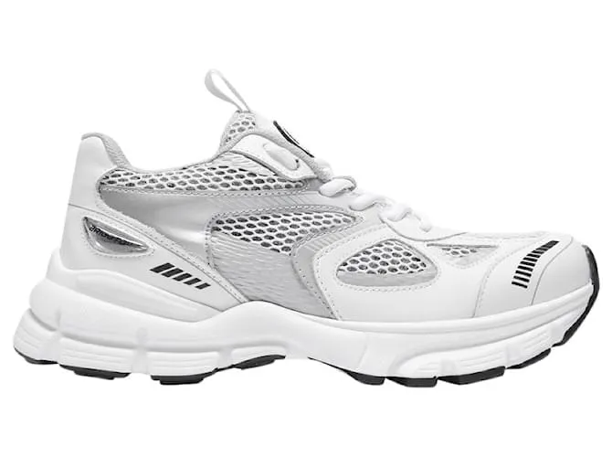 ZAPATILLAS MARATHON  AXEL ARIGATO  PIEL  BLANCO/PLATA 
