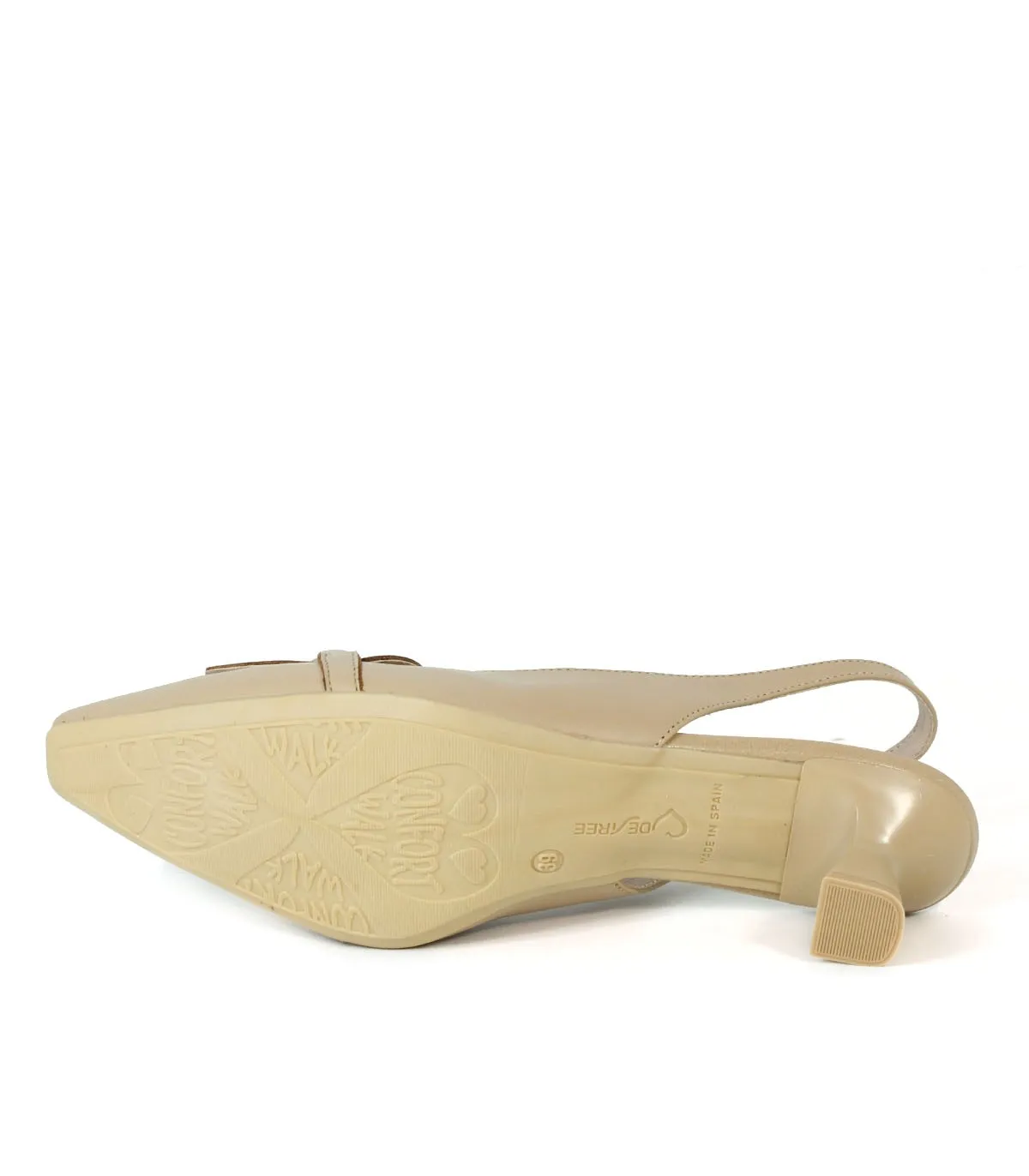 ZAPATO DESTALONADO CON TACÓN DESIREE ELBA17 BEIGE