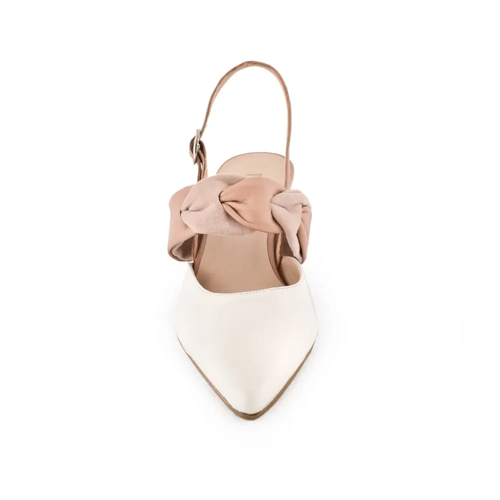 Zapato Piel Omoa Blanco
