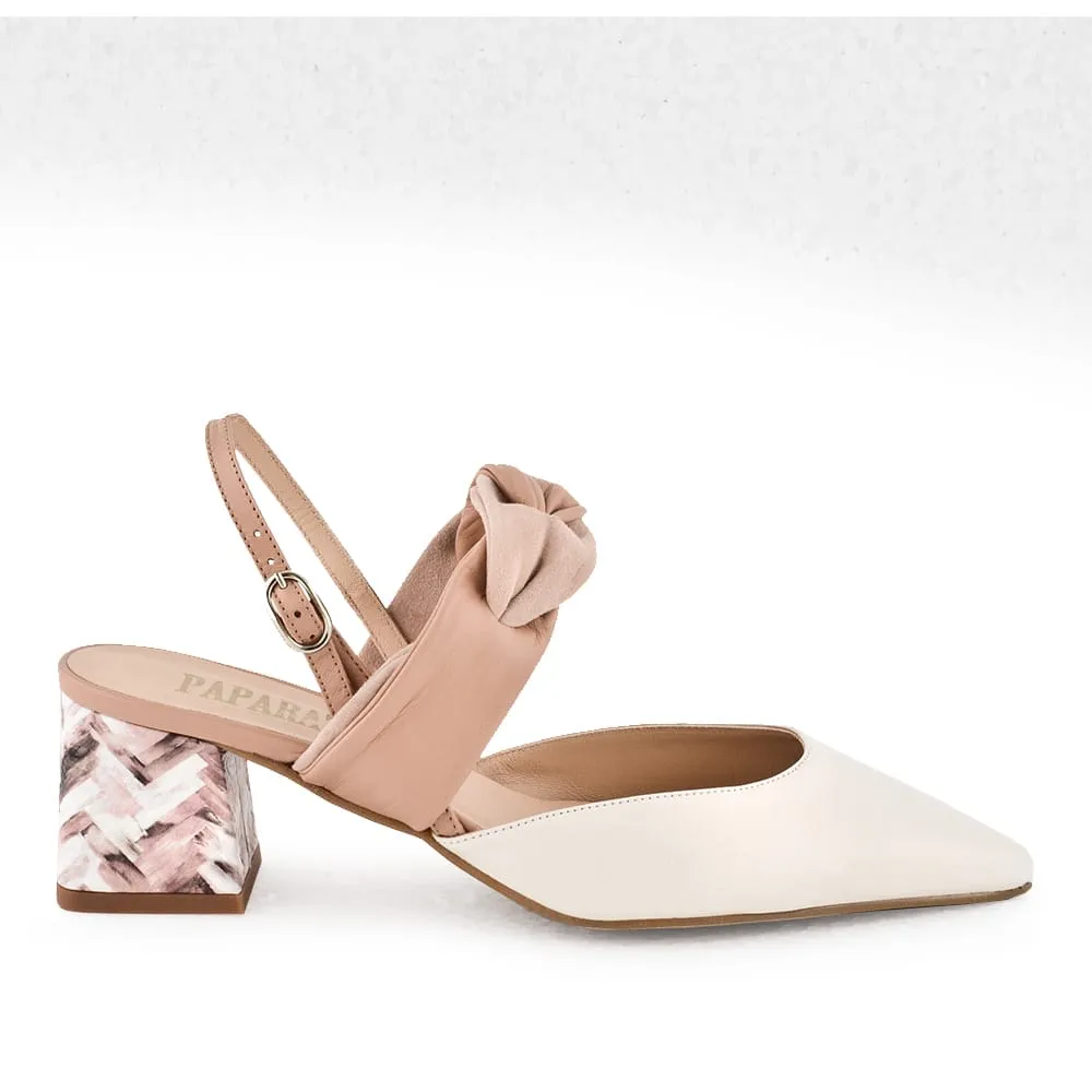 Zapato Piel Omoa Blanco