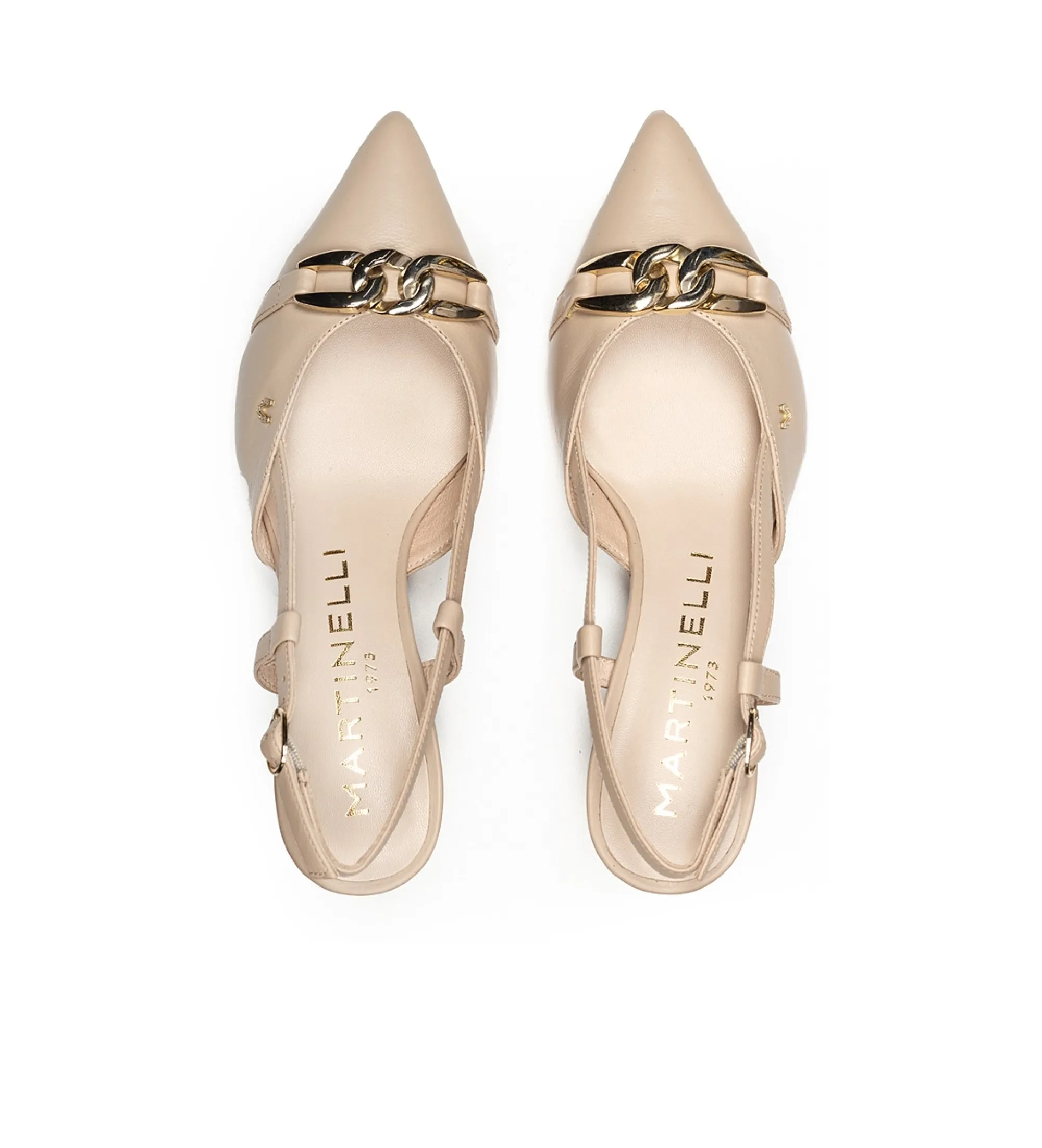 Zapato tacón FONTAINE 1490 beige