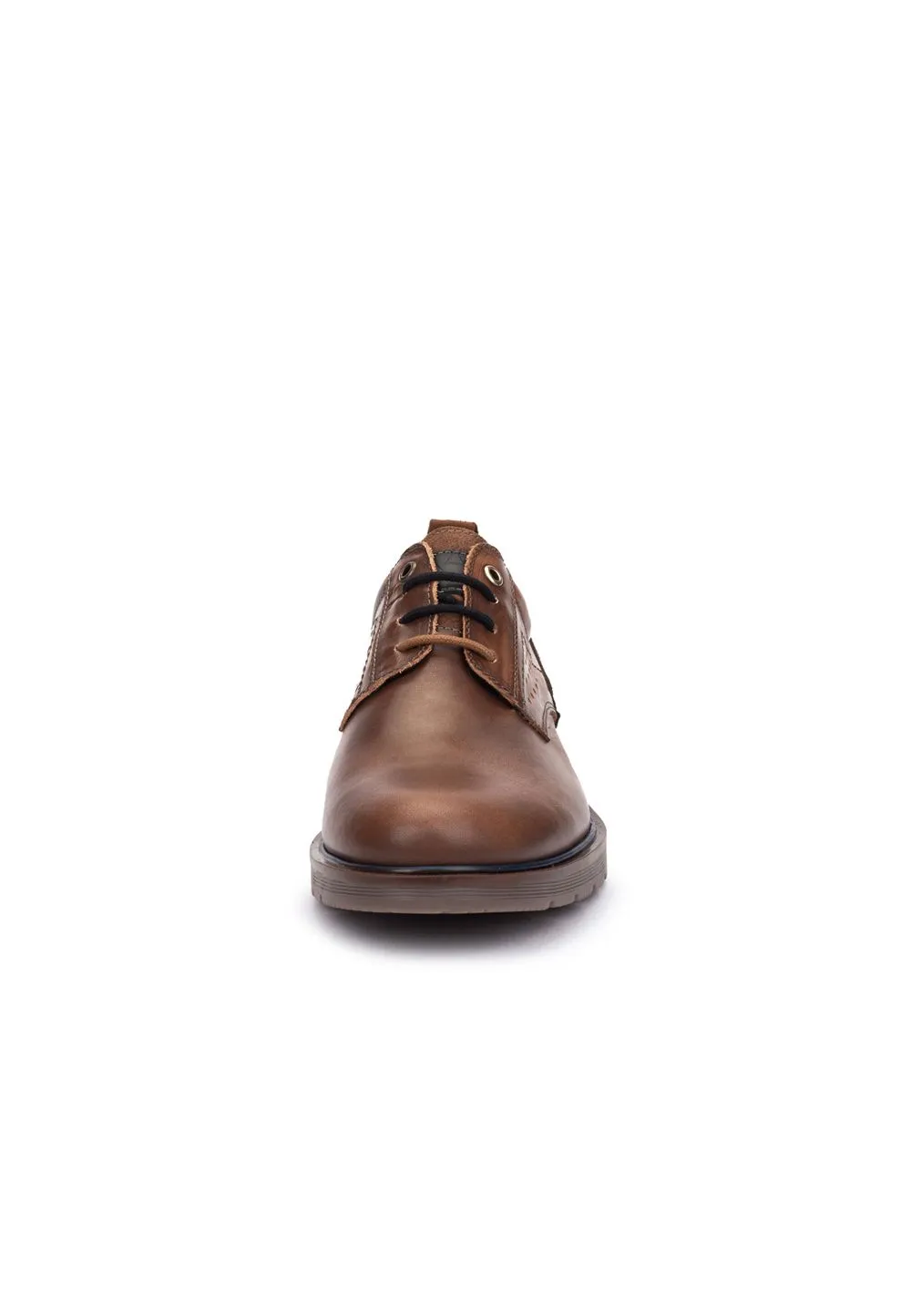 Zapatos Casual De Piel Cuero Con Cordones Hombre