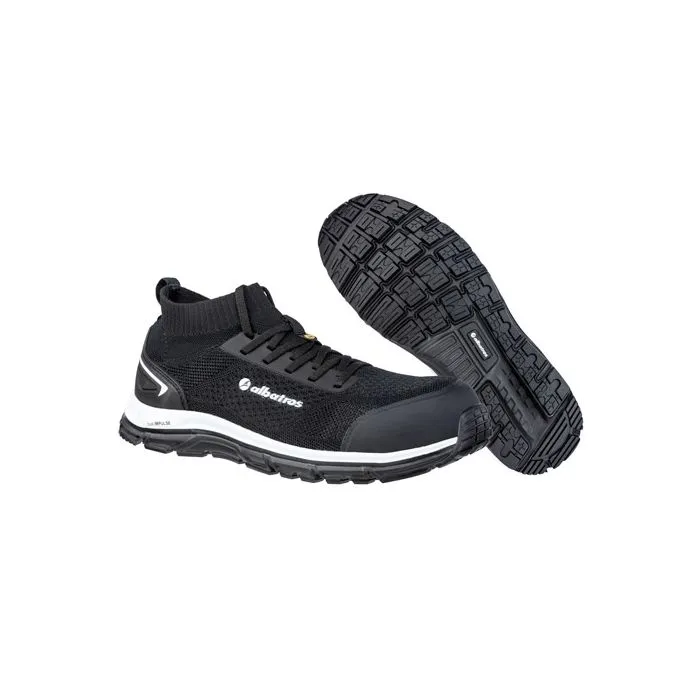 Zapatos de seguridad Albatros Ultimate Impulse Black Low S1P ESD HRO SRA
