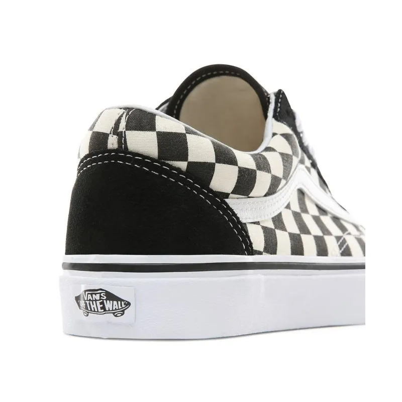 Zapatos Vans Primary Check Old Skool (Blanco/negro)